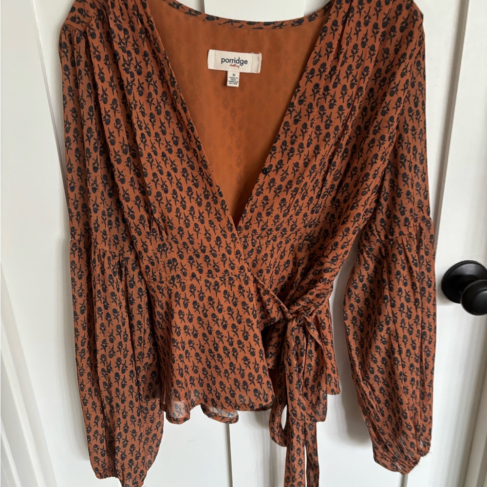 porridge wrap top size M